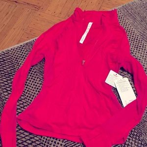 Lululemon pink long sleeve pullover size 10 NWT
